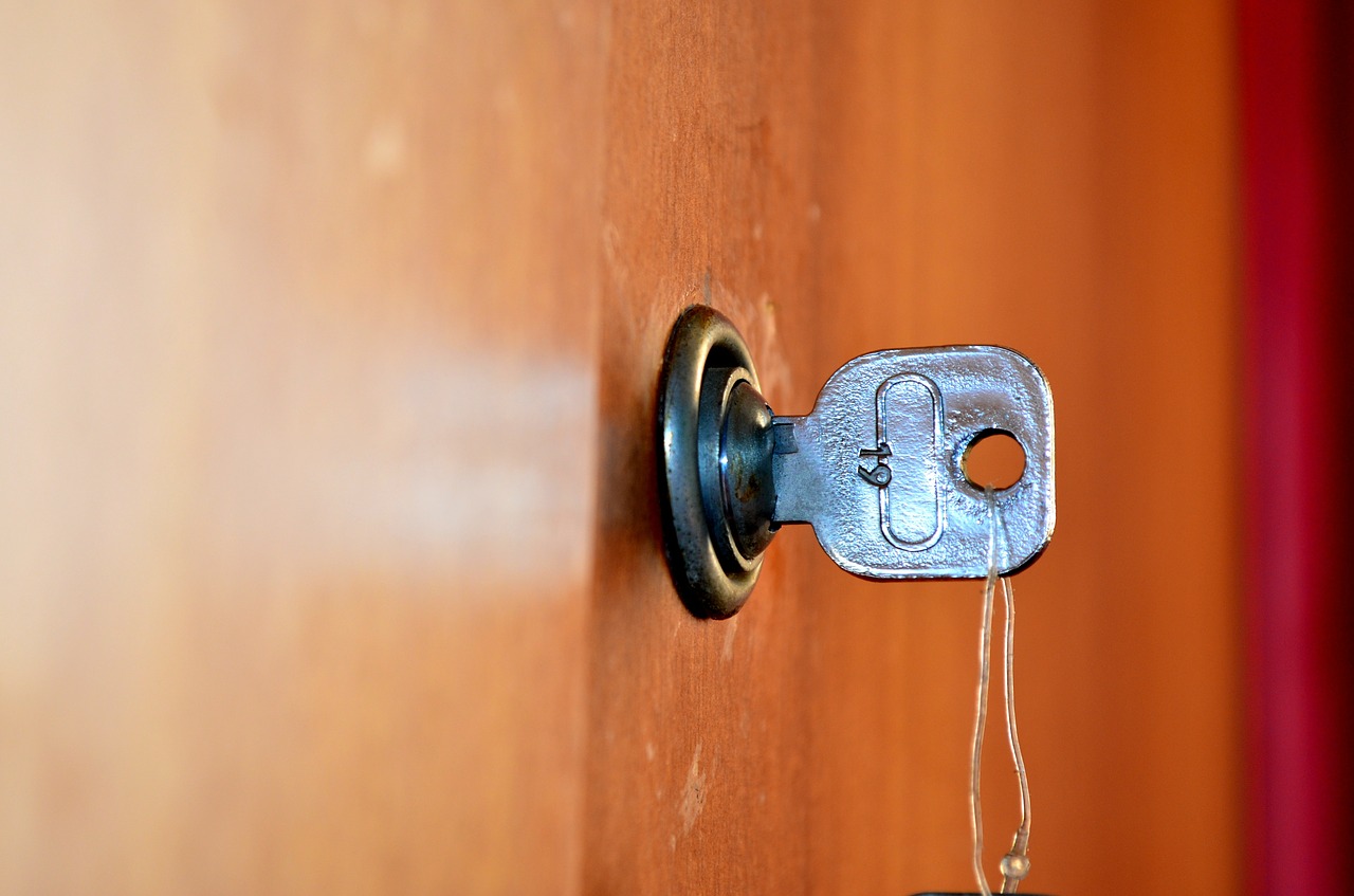 How to open a locked door with a screwdriver